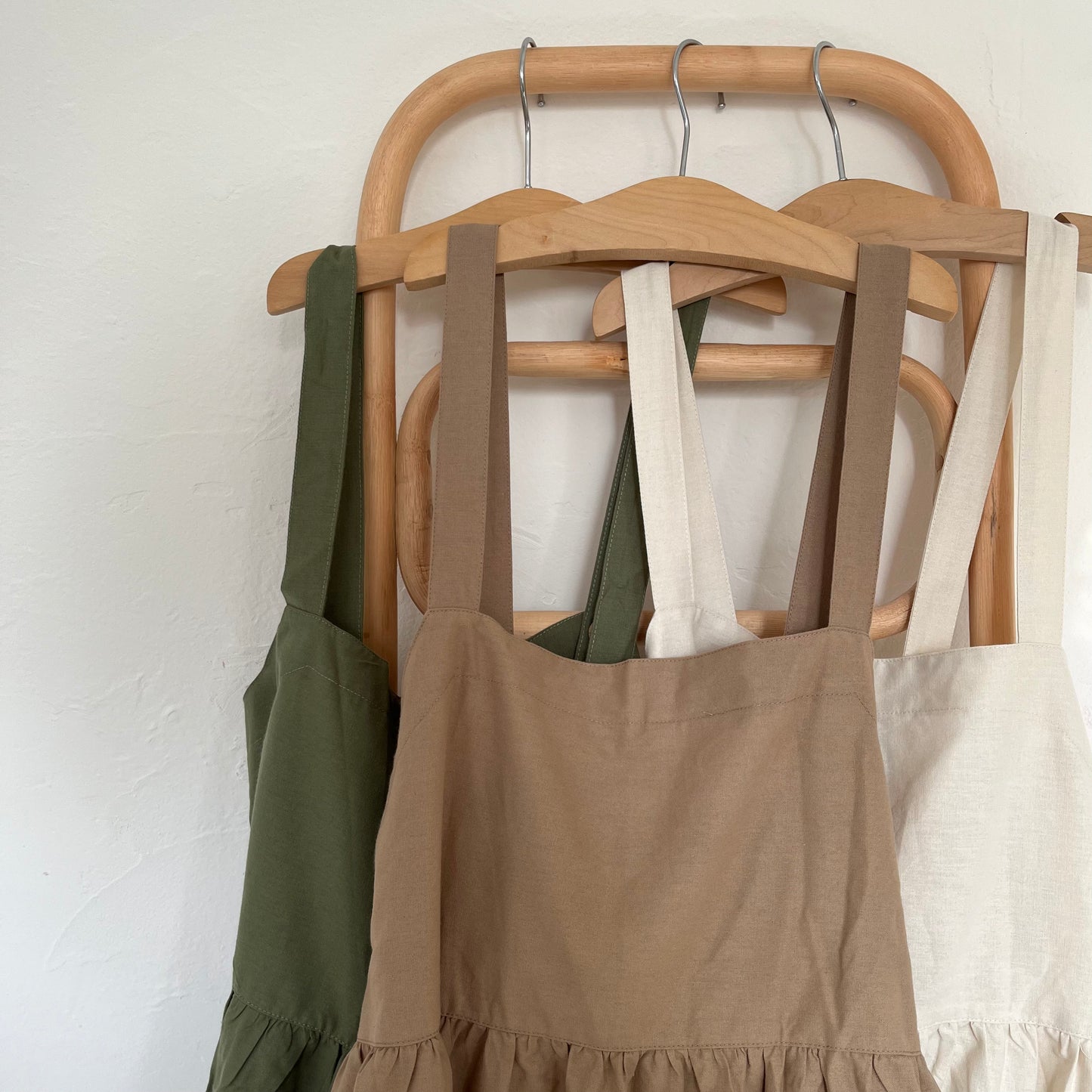 【즉납품】코코아 개더 앞치마 LVS141BC 살롱 워크