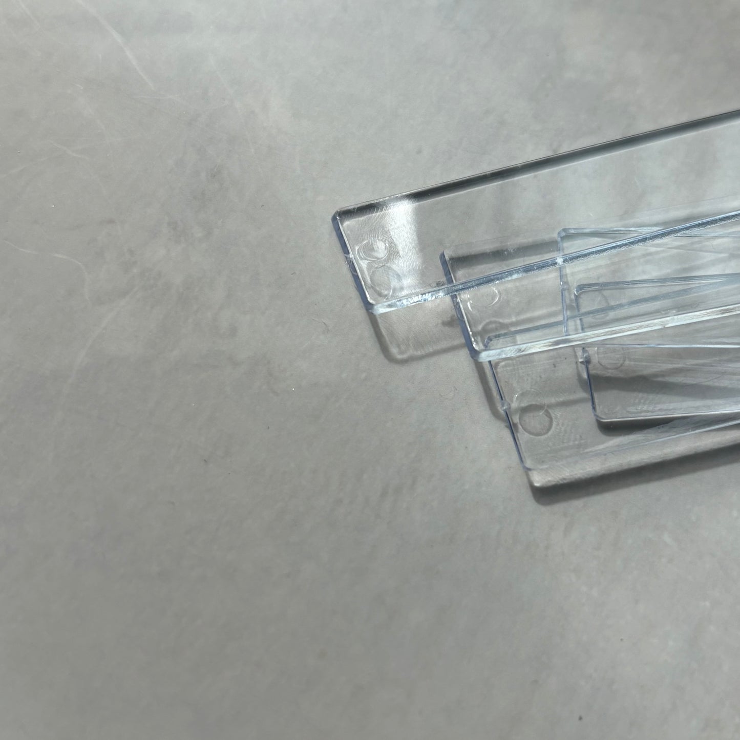 サンプルチップ プレート 50枚 マグネット無し LVS932P50 アクリルプレート(ネイルサンプル ネイル素材 ディスプレイ)