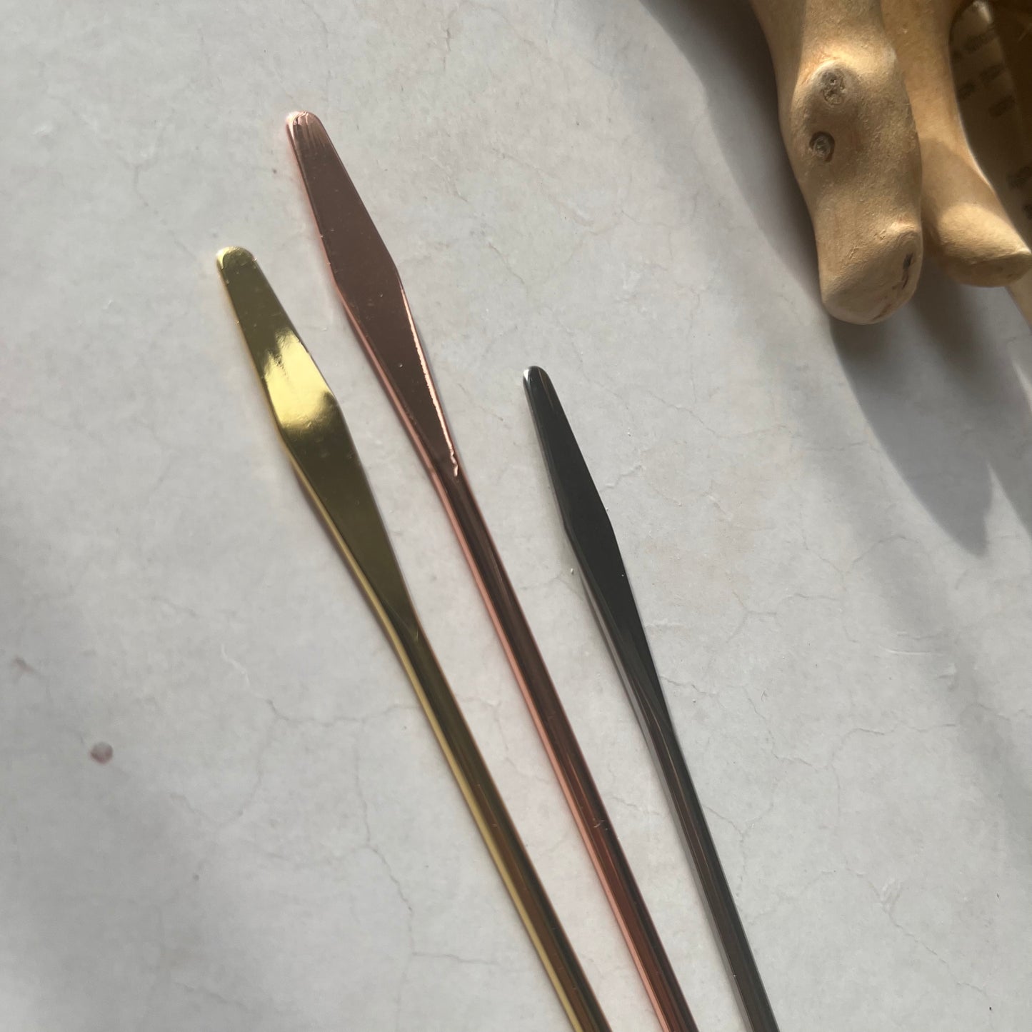 【즉납품】 spatula flat 골드 LVS739G