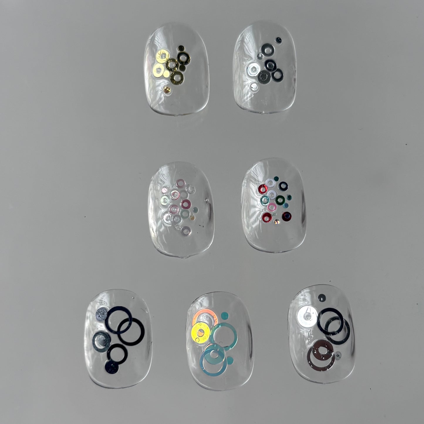 【即納品】 dot ring hologram 2SET LVSN1328D