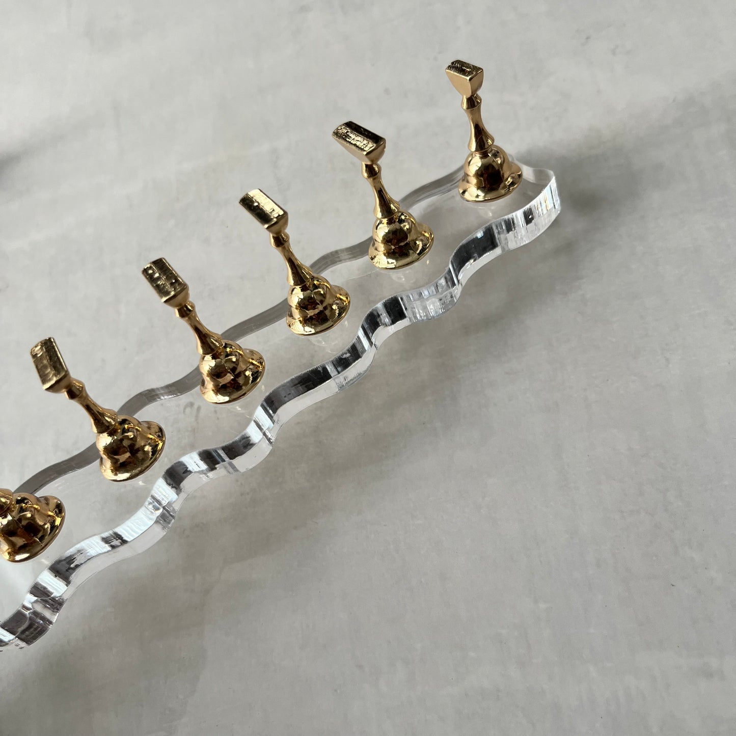 【즉납품】 wave 10 clear tip stand LVS251W10 (네일 프라이빗 살롱 살롱 살롱 소품)