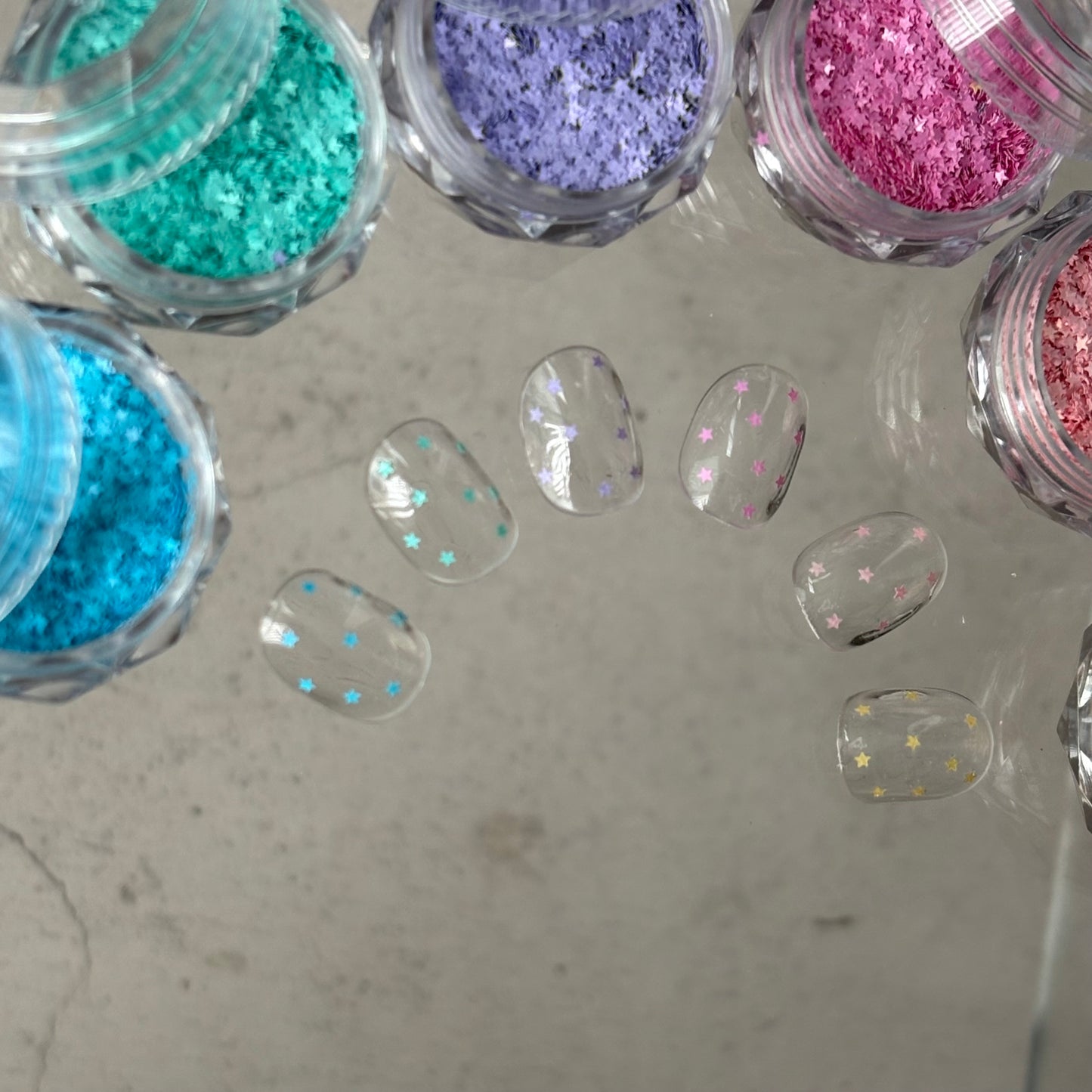 【即納品】 pastel small star 6SET LVSN1294S6P ホログラム