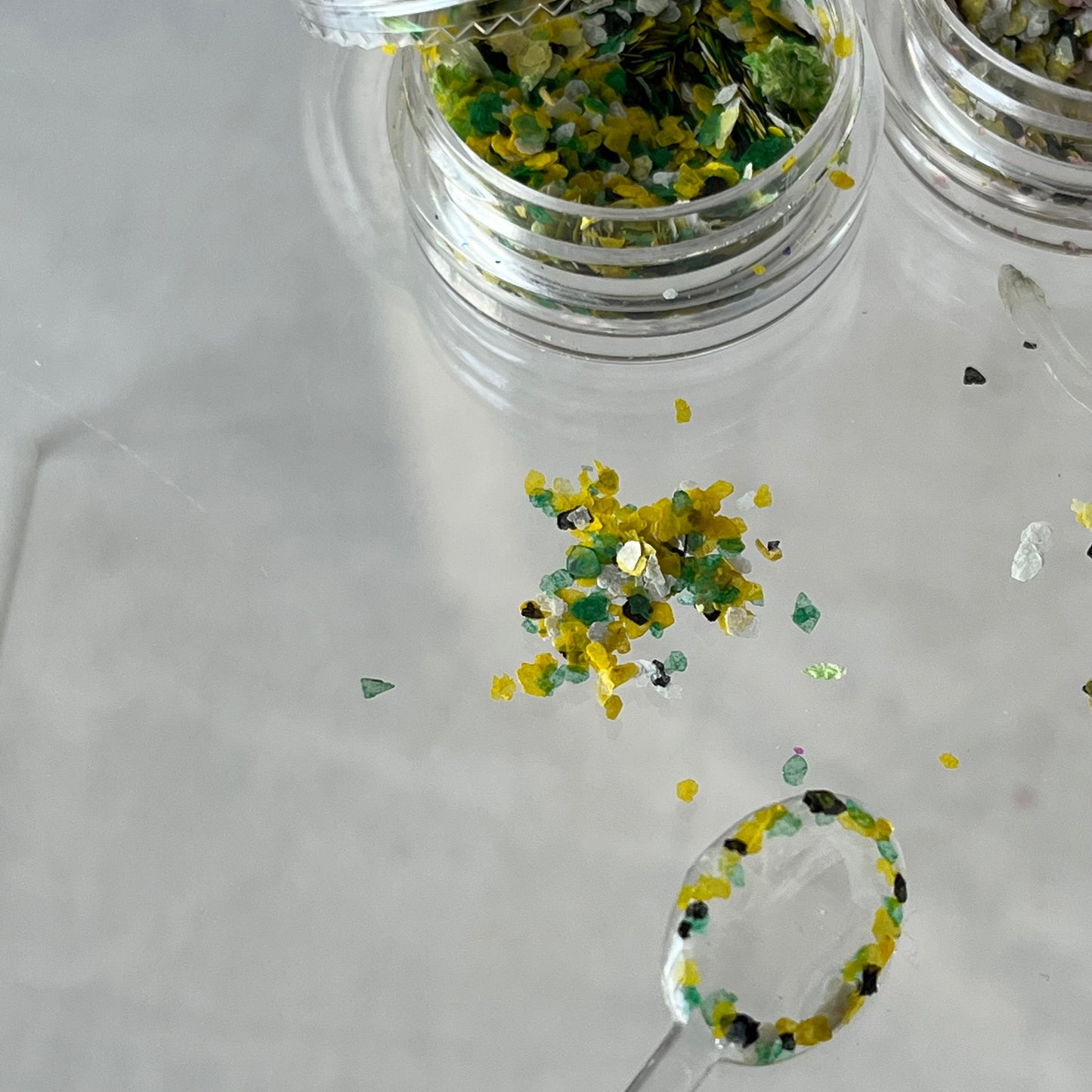 【즉납품】 A colorful flakes 4SET LVSN1270SET4 네일 파트