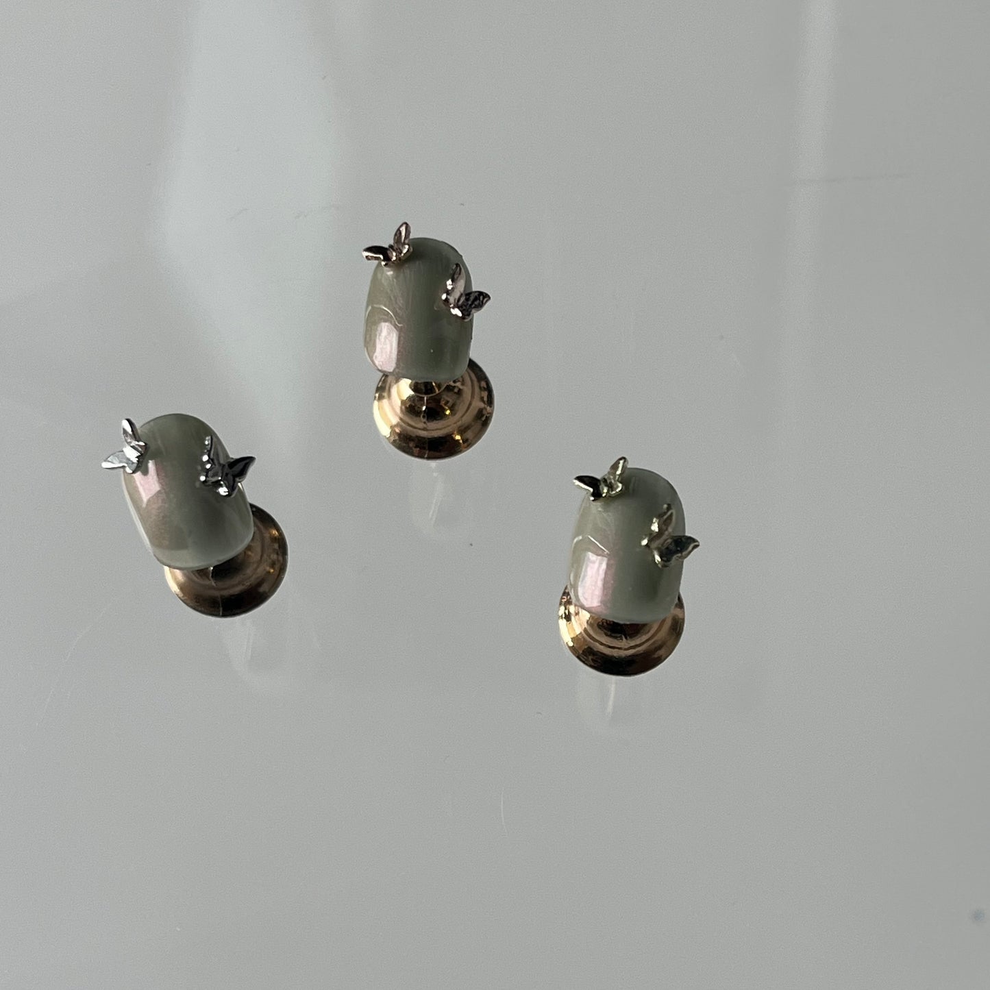 【즉납품】S silver kotsubu butterfly LVSN1267SS