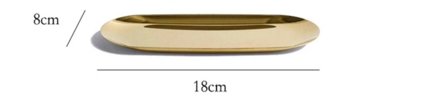 【即納品】gold tray 2SET LVS447GSET Ssize Msize ゴールドトレイ