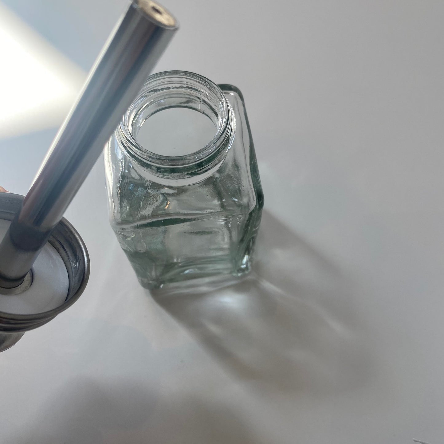 【즉납품】glass dispenser J타입 180ml 축 LVS222J180