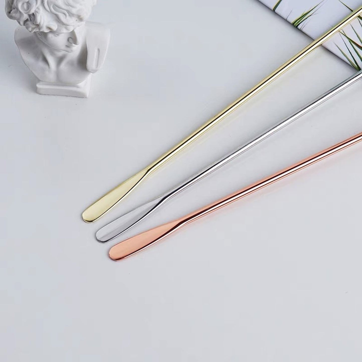 【즉납품】nail spatula 실버 주걱 LVS740S