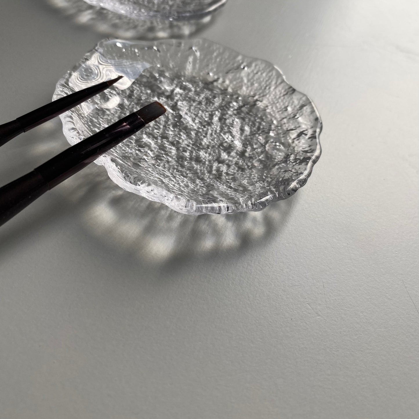 【即納品】glass palette ラウンド LVS765P ( プライベートサロン サロン サロン小物)