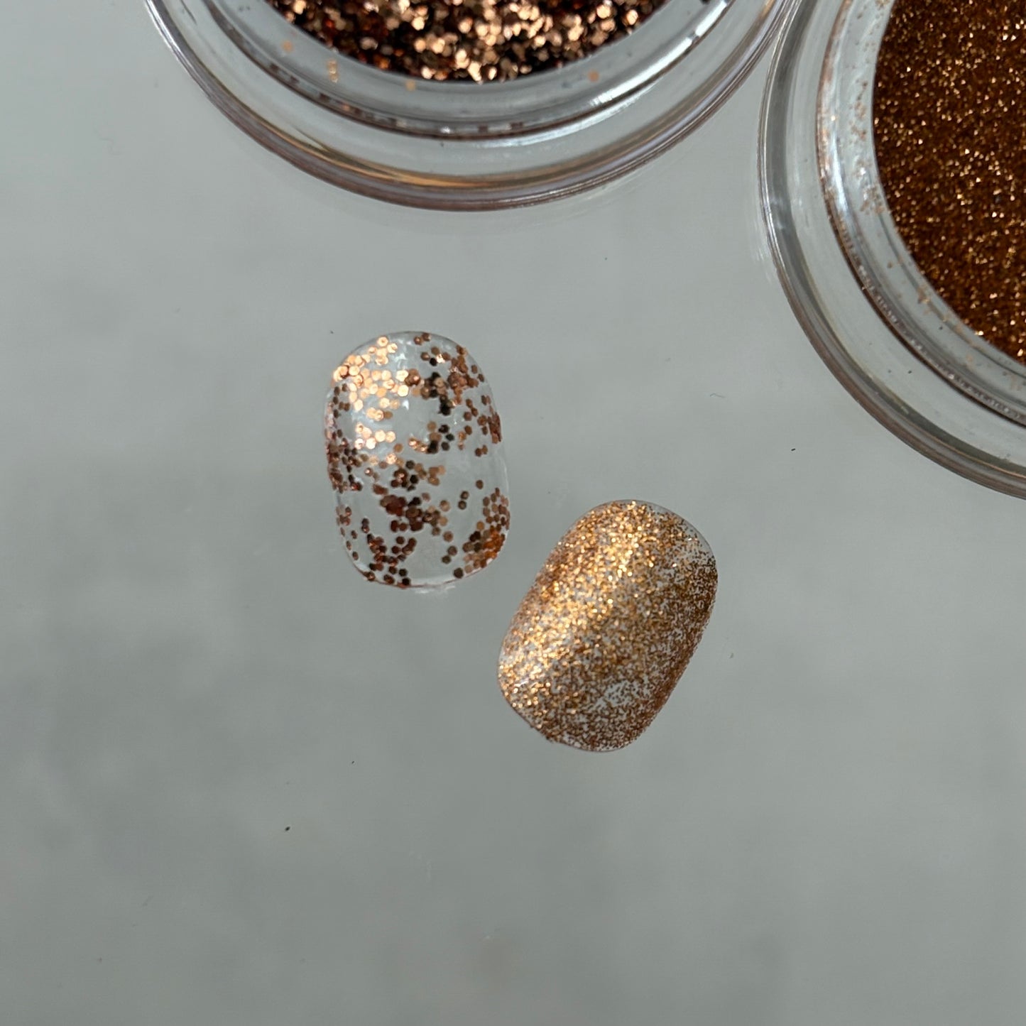 【即納品】	copper glitter hologram 2SETネイルパーツLVSN1297G2