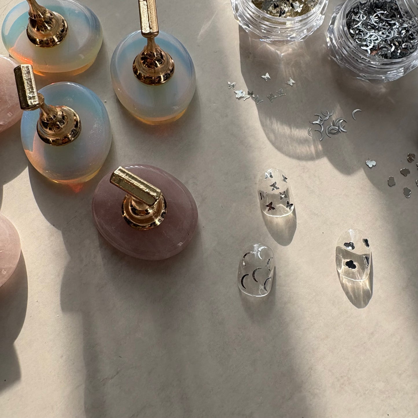 【即納品】	 [Holiday SET] motif hologram &tip stand    LVSN1332G