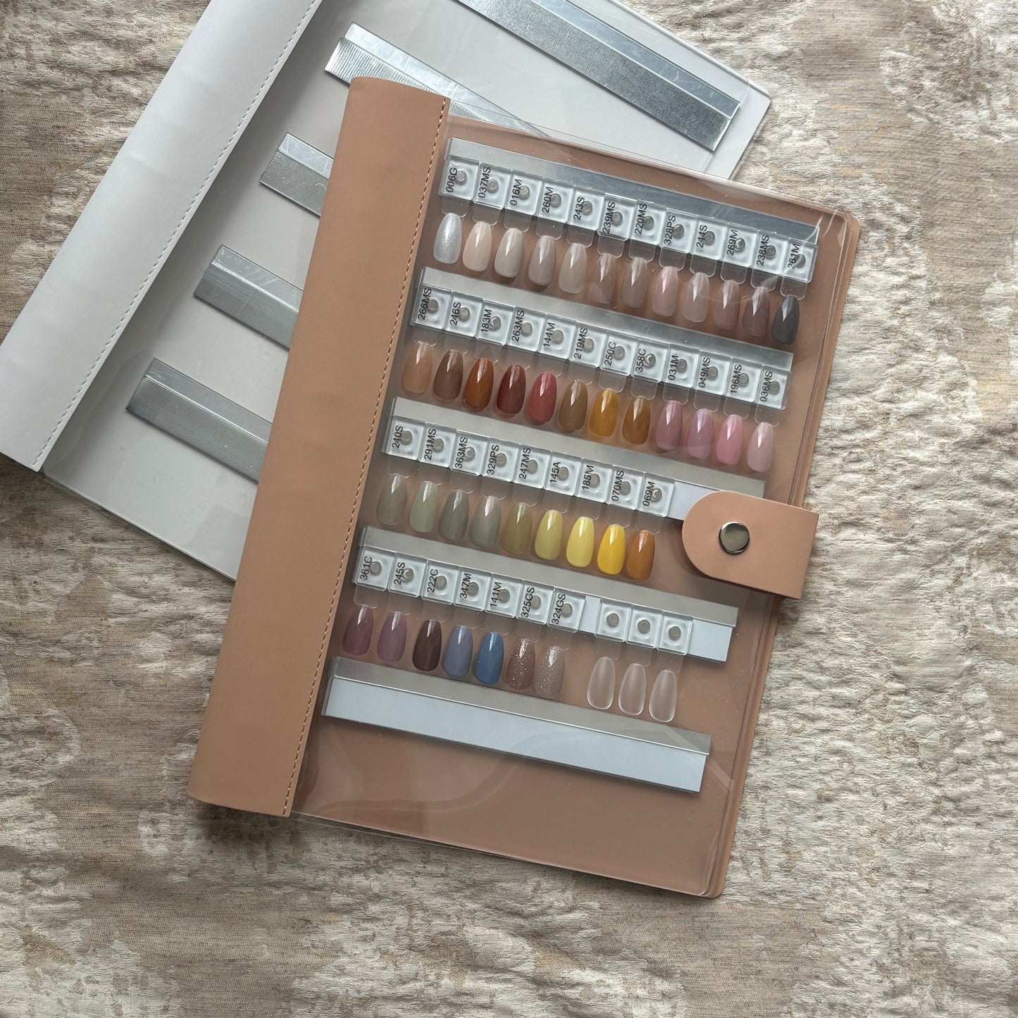 【即納品】	サンプル beige 180color プレート3枚 マグネットカラーチャート LVS910SET180B