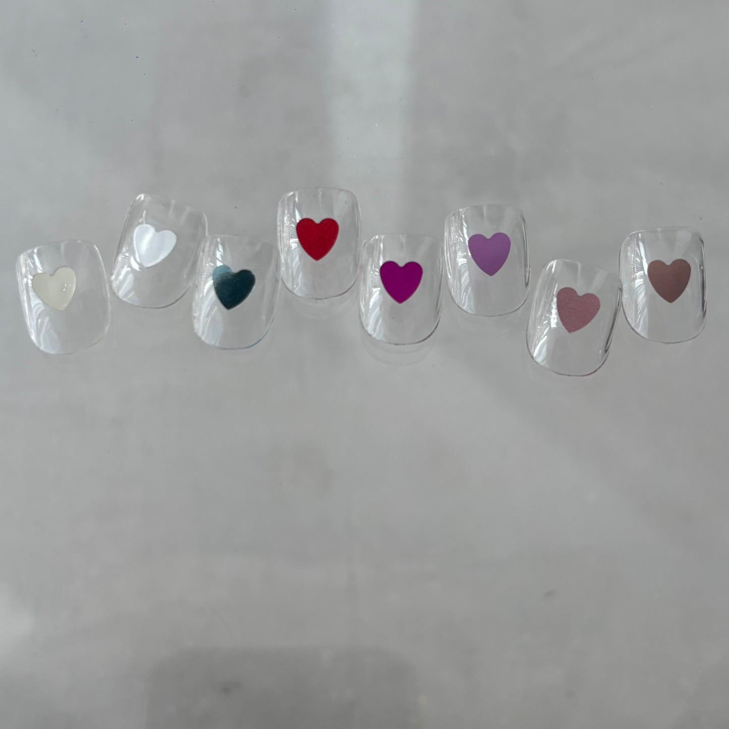 【即納品】	large heart mix pink SET  LVSN1321P4