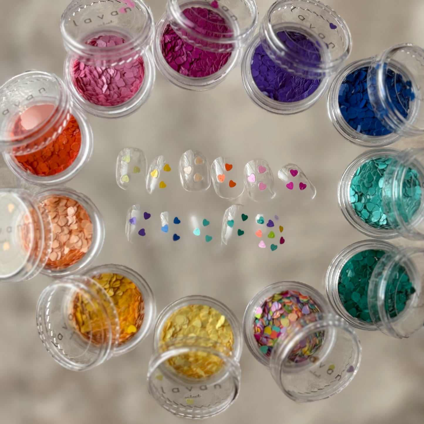 【即納品】	heart hologram 11set   LVSN1308H ホログラム