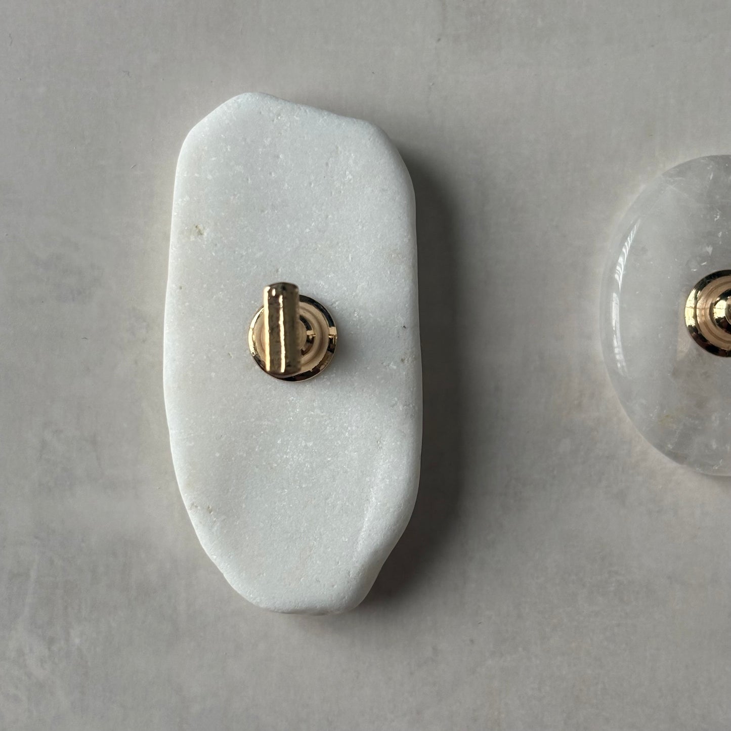 【即納品】	2 smoke stone  flat tip stand original  チップスタンド 天然石