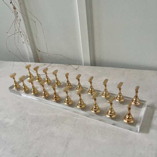 [Ready to ship] straight 20 clear tip stand LVS252S20 (nail private salon salon salon accessories)