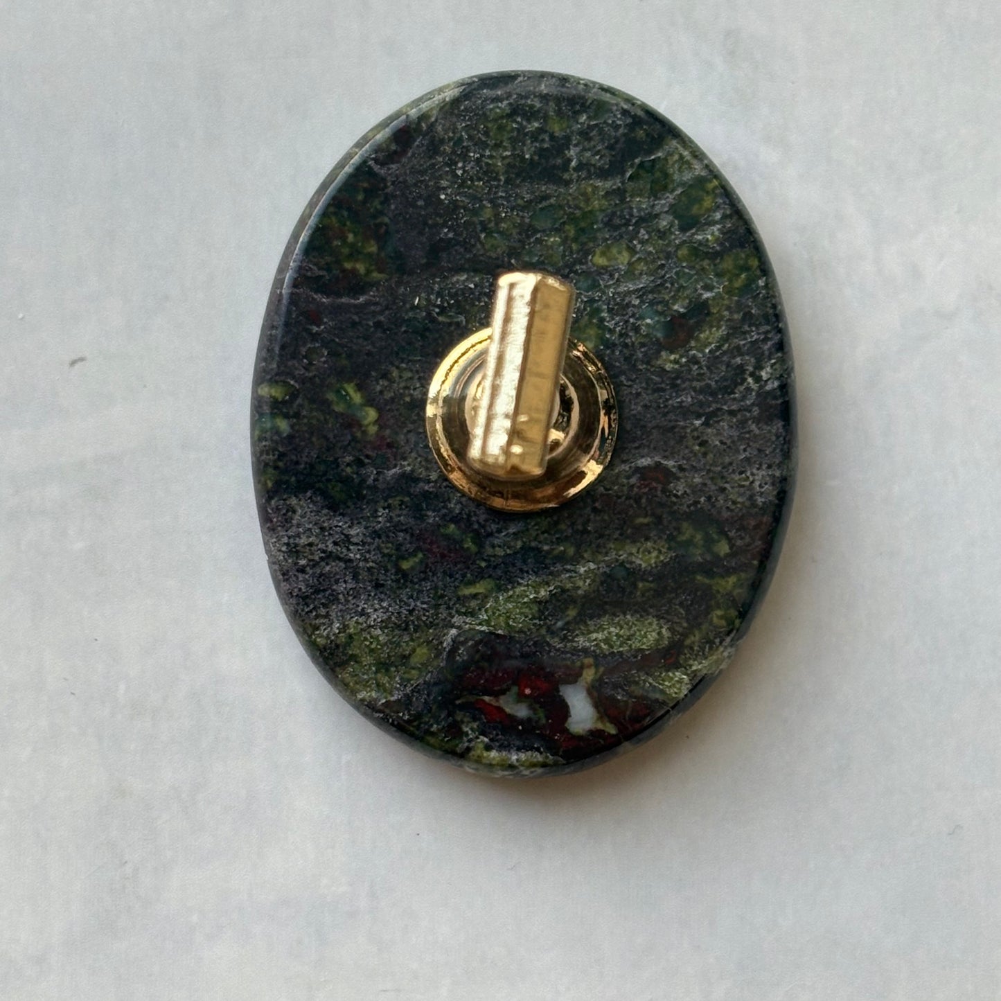 【即納品】	37 D blood stone  flat tip stand original  LVS258D	 天然石