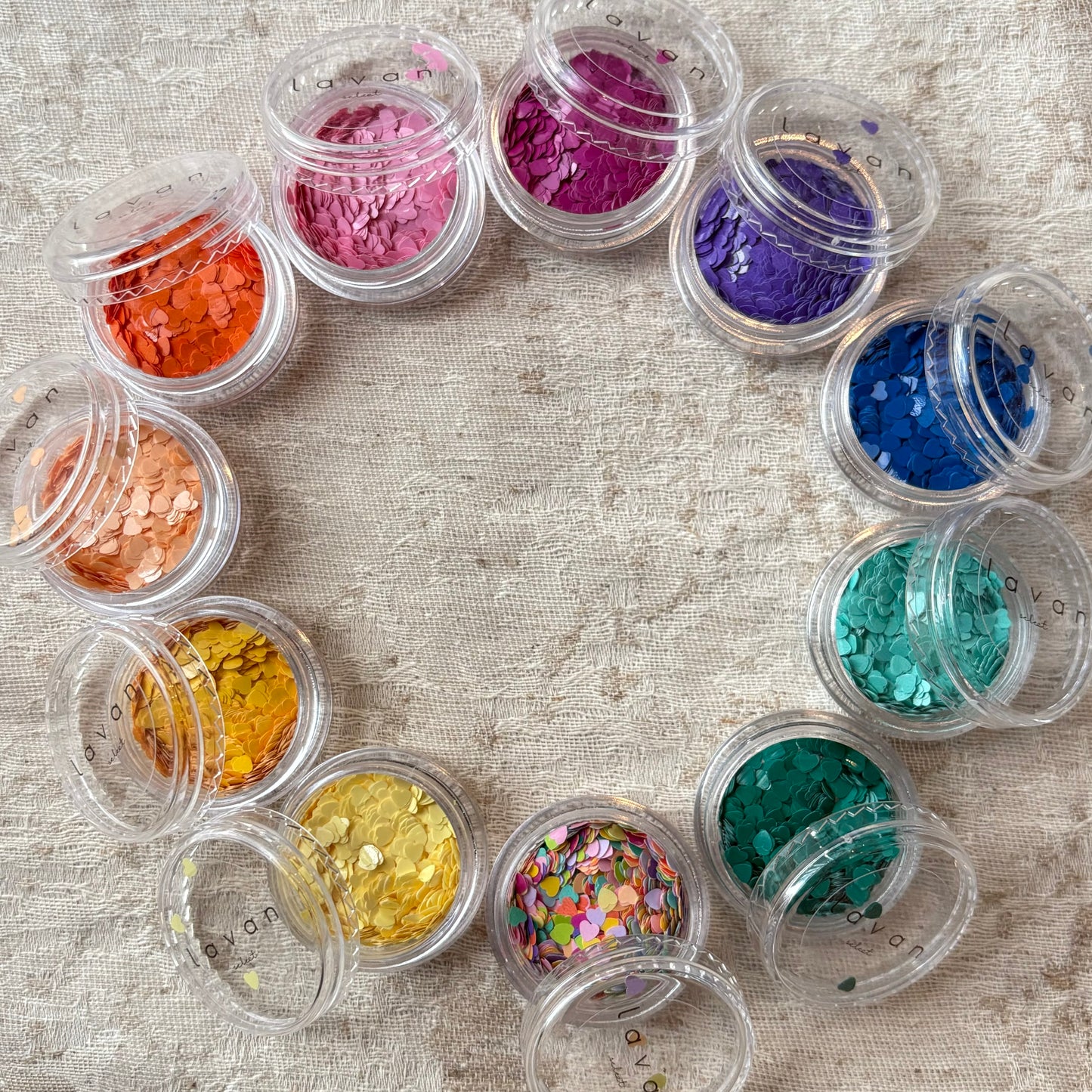 【即納品】	heart hologram 11set   LVSN1308H ホログラム