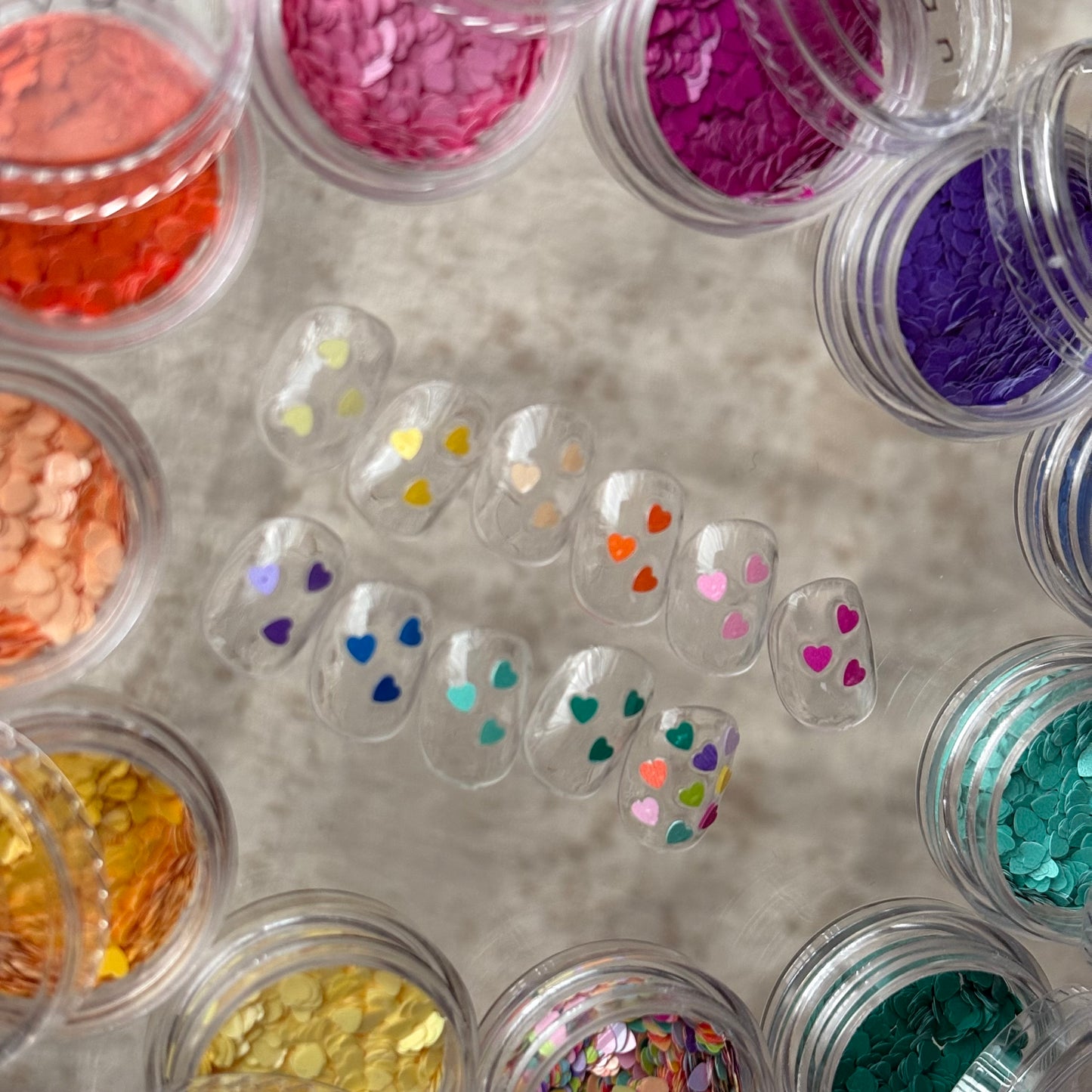 【即納品】	heart hologram 11set   LVSN1308H ホログラム