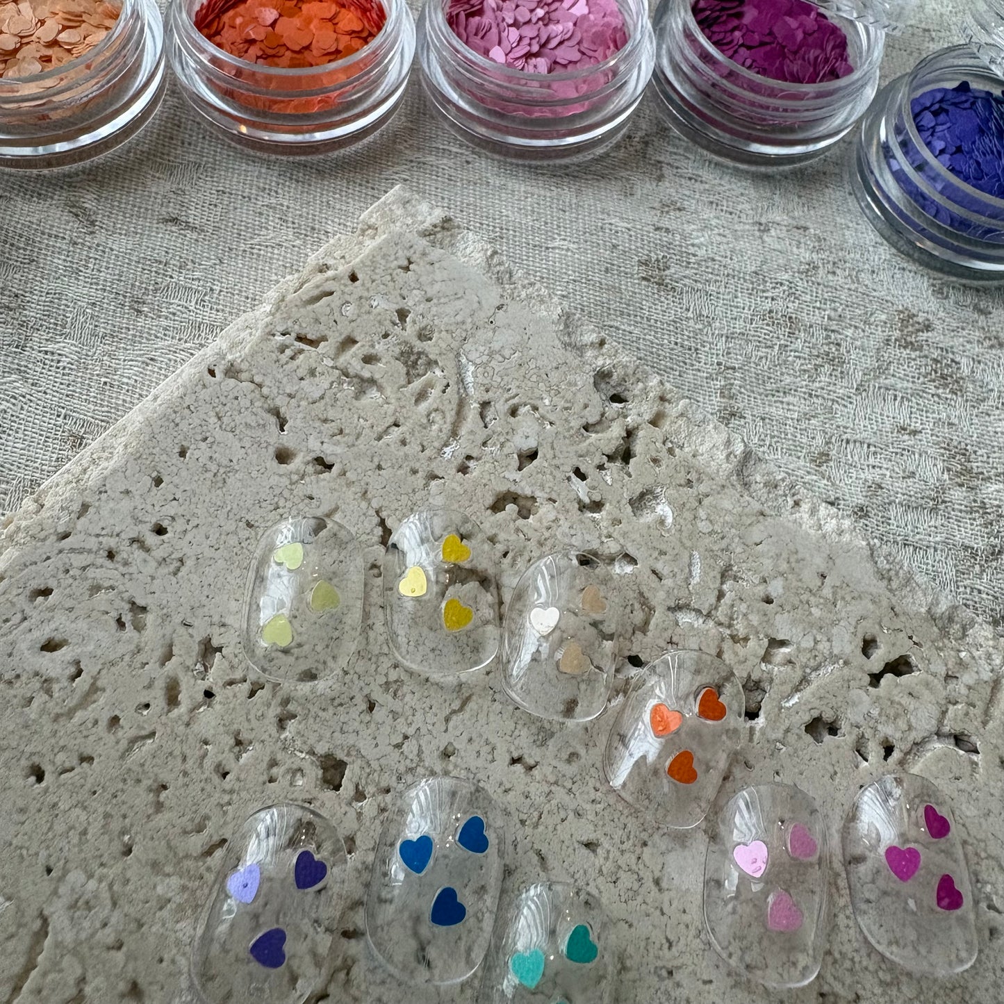 【即納品】	heart hologram 11set   LVSN1308H ホログラム