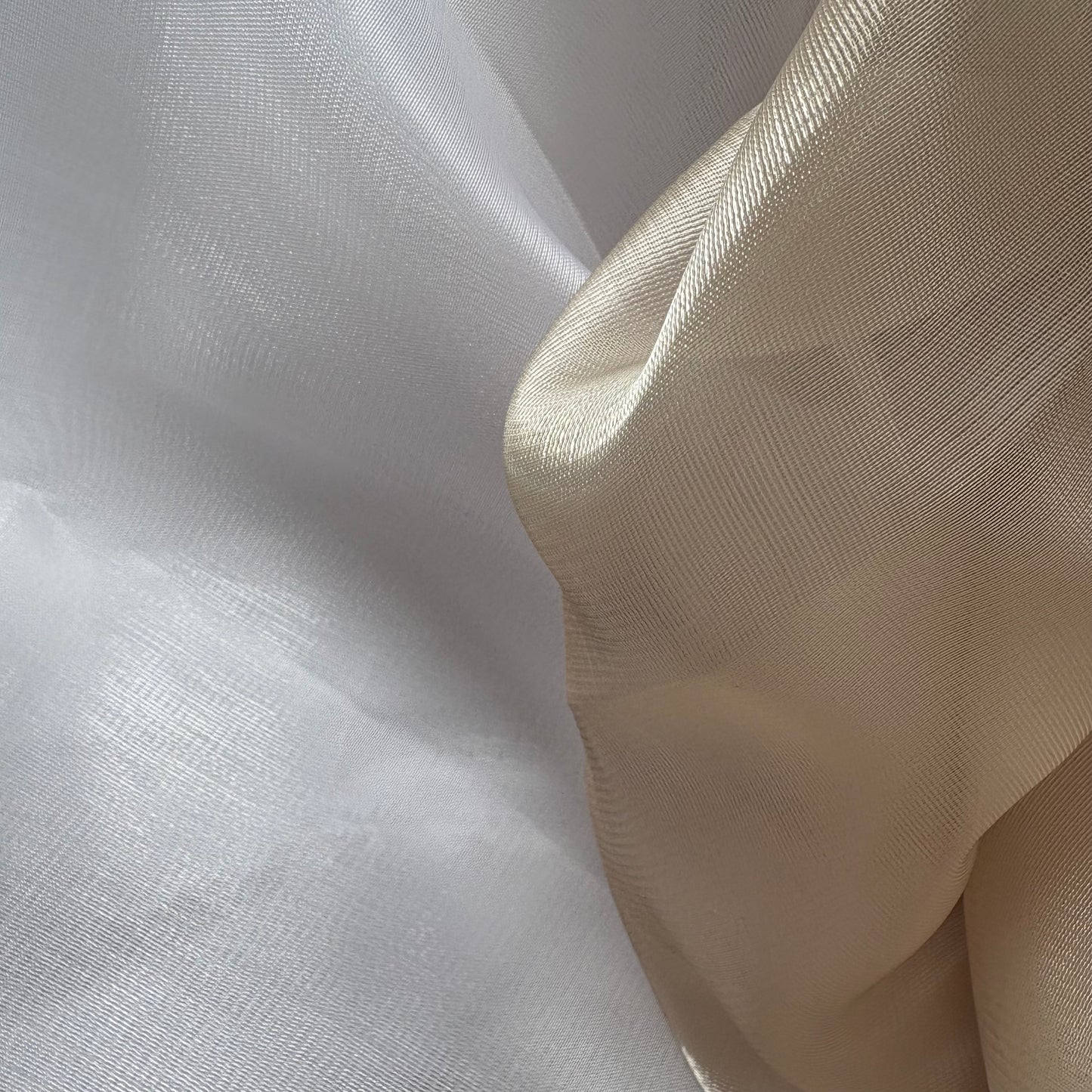 [Immediate delivery] 2SET satin clear textile clear white beige LVS114SET