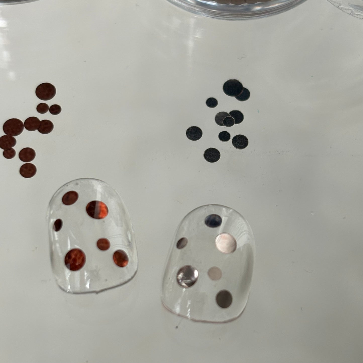 【即納品】	12color SET ホログラムドット  3.2.1mm  LVSN1400SET12