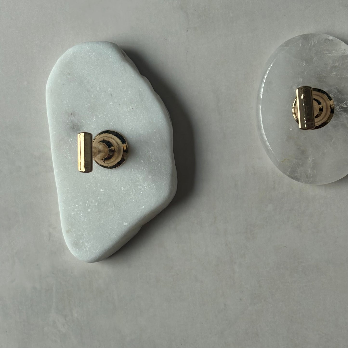 【即納品】	5 smoke stone  flat tip stand original  チップスタンド 天然石