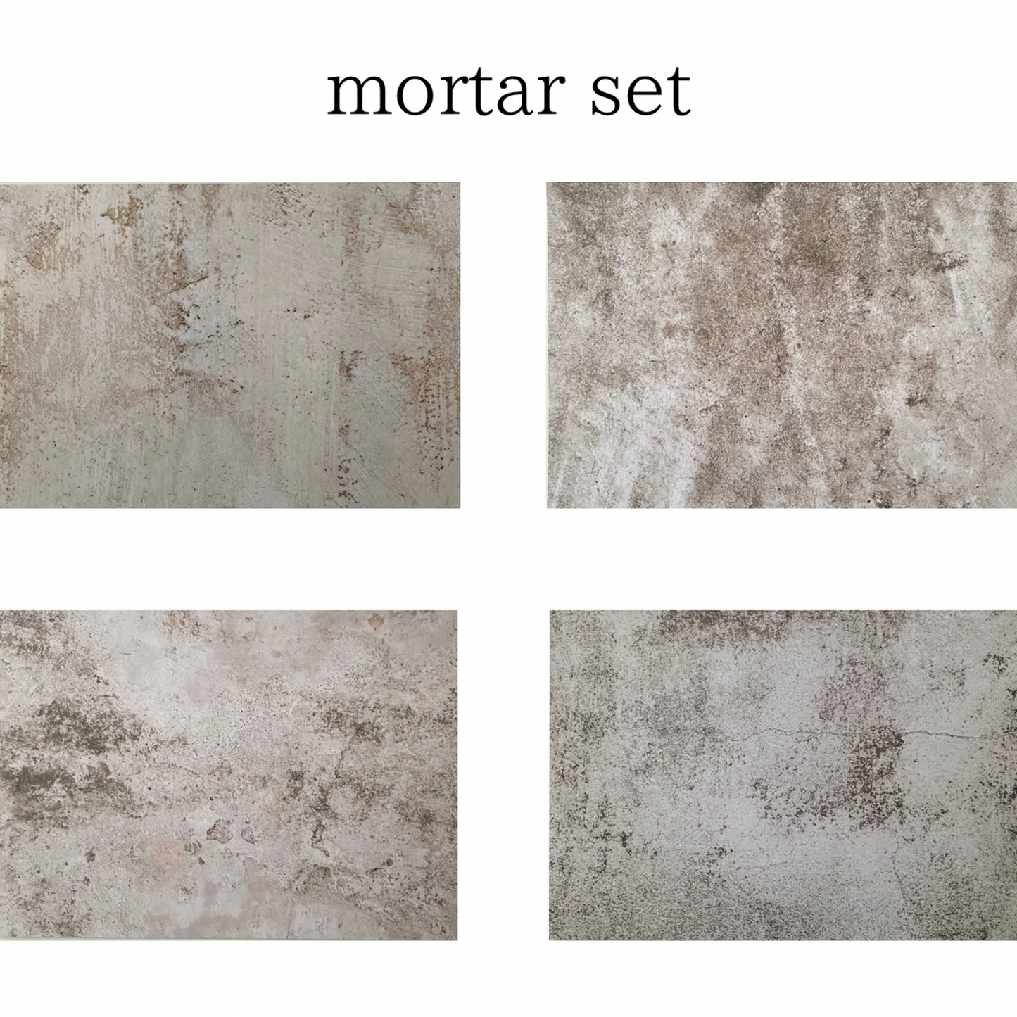 [即納品]　mortar set (D)  A4size photogenic sheet 4set 　LVS122D