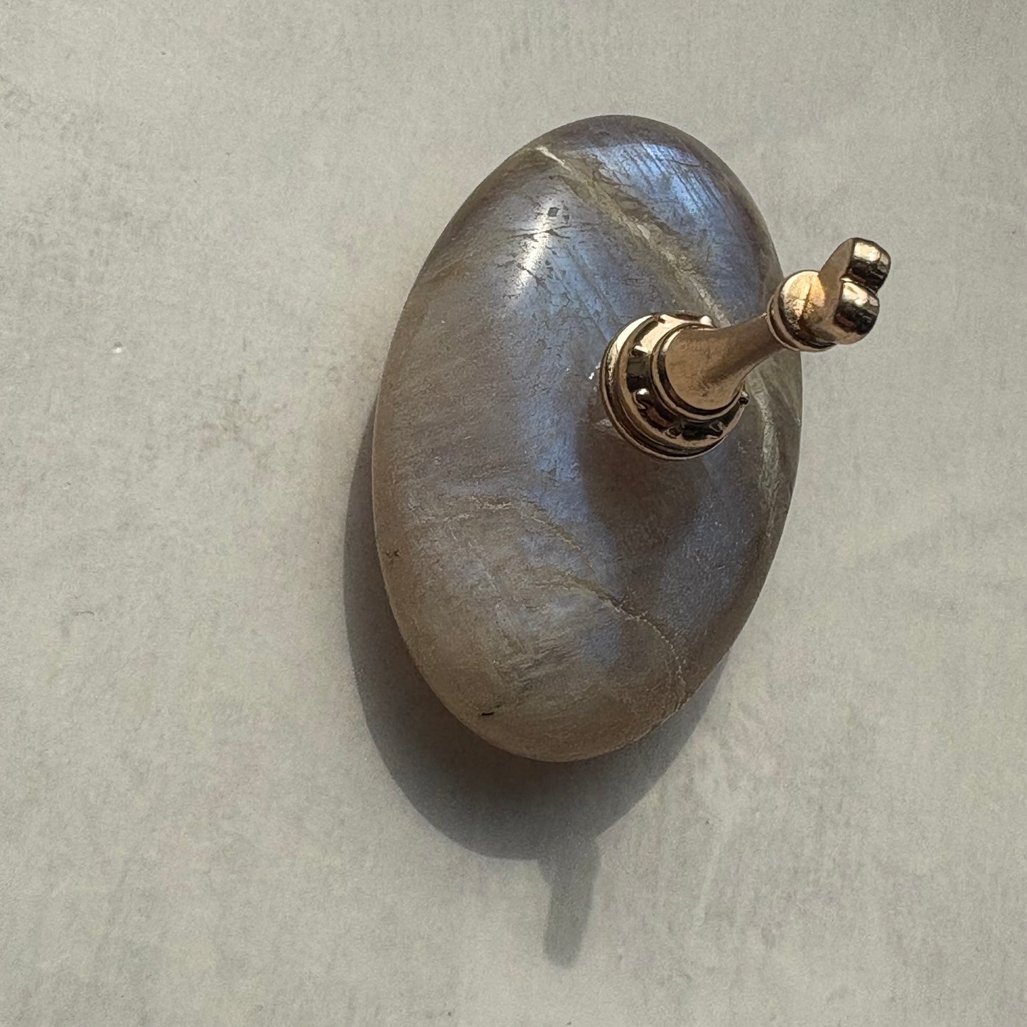 【即納品】 518 磁石無し moon stone tip stand  チップスタンド 天然石