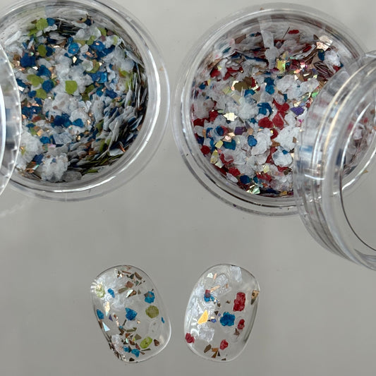 【即納品】	flakes glitter B 2SET 1291SET2B