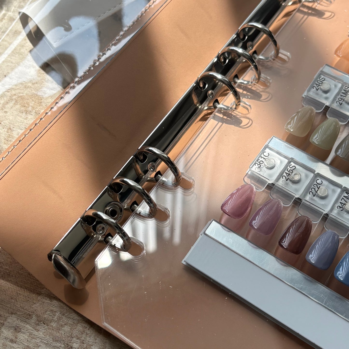 【即納品】	サンプル beige 180color プレート3枚 マグネットカラーチャート LVS910SET180B