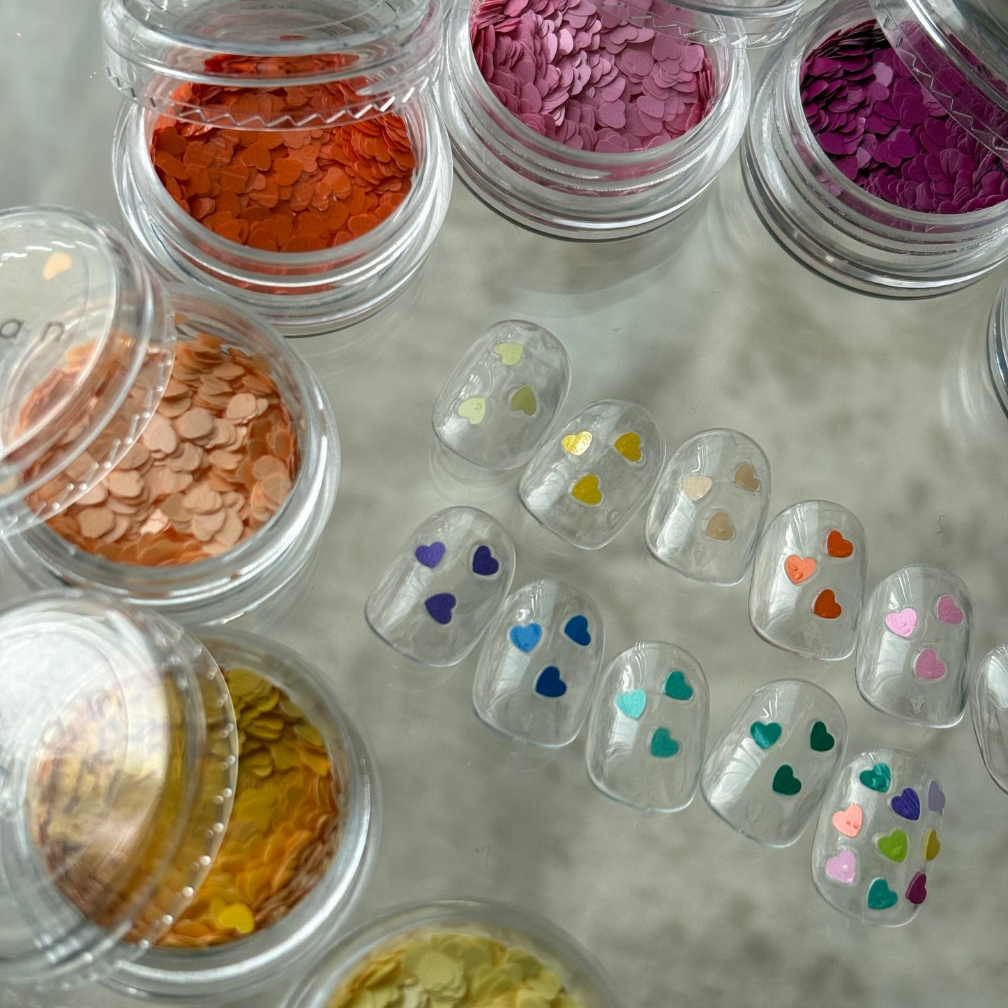 【即納品】	heart hologram 11set   LVSN1308H ホログラム