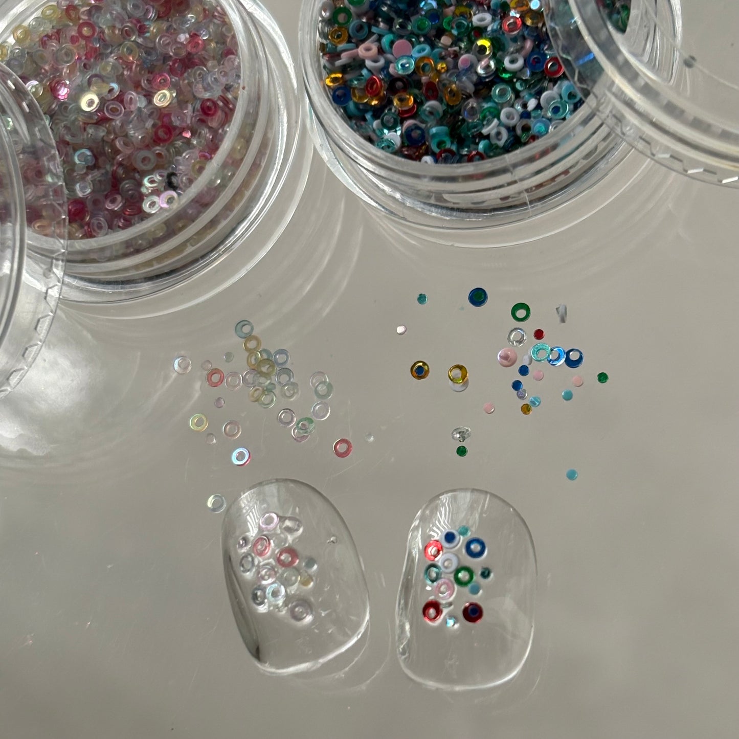 【即納品】	beads hologram 2SET LVSN1320SET2 ネイルパーツ