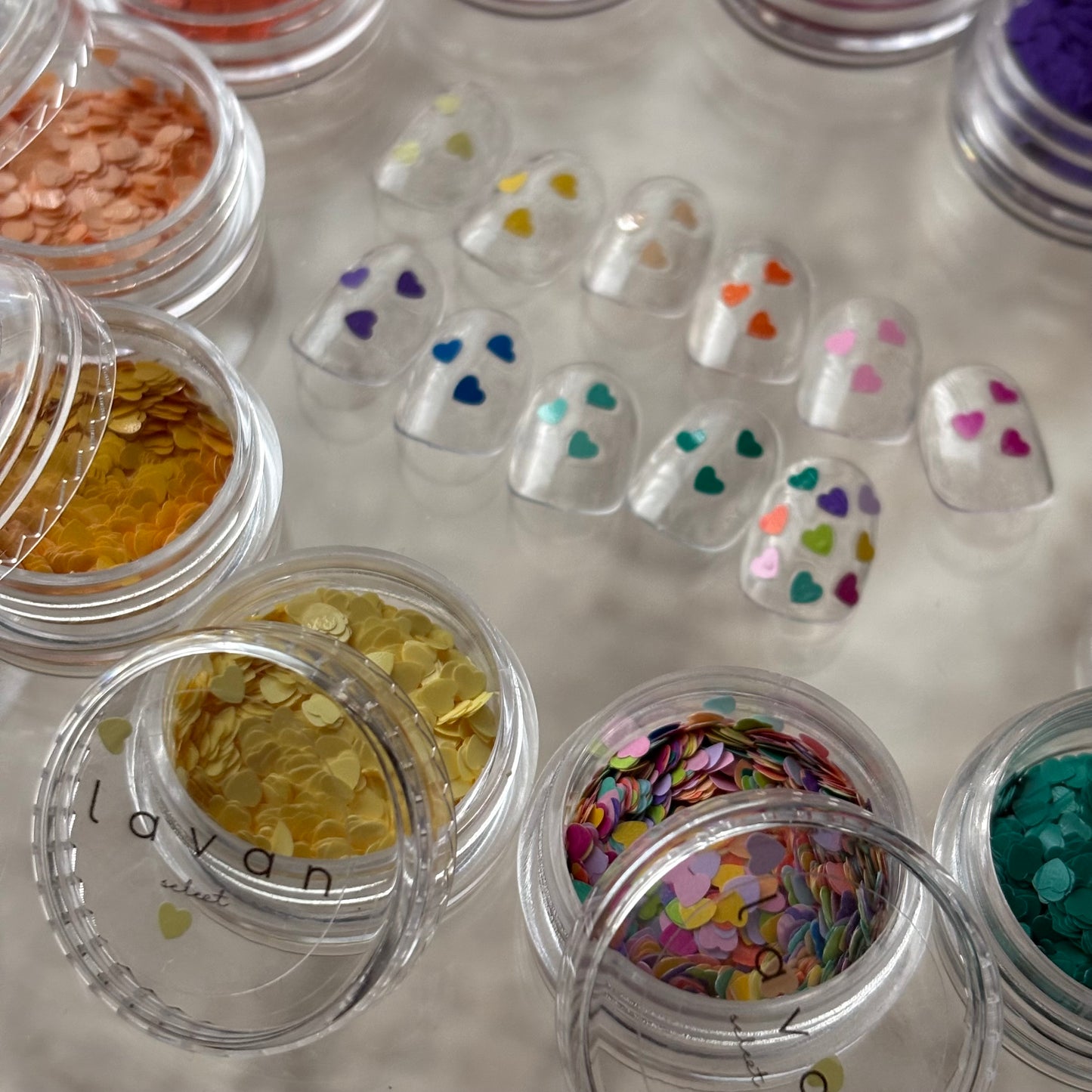 【即納品】	heart hologram 11set   LVSN1308H ホログラム