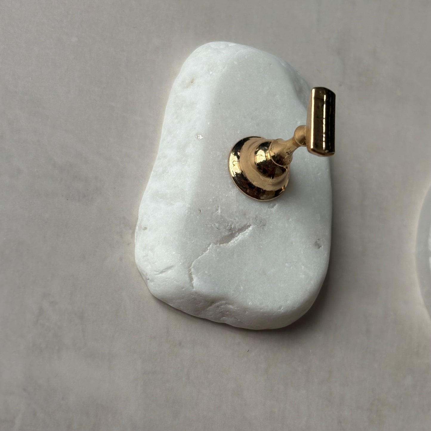 即納品】11	smoke stone  flat tip stand original  チップスタンド 天然石