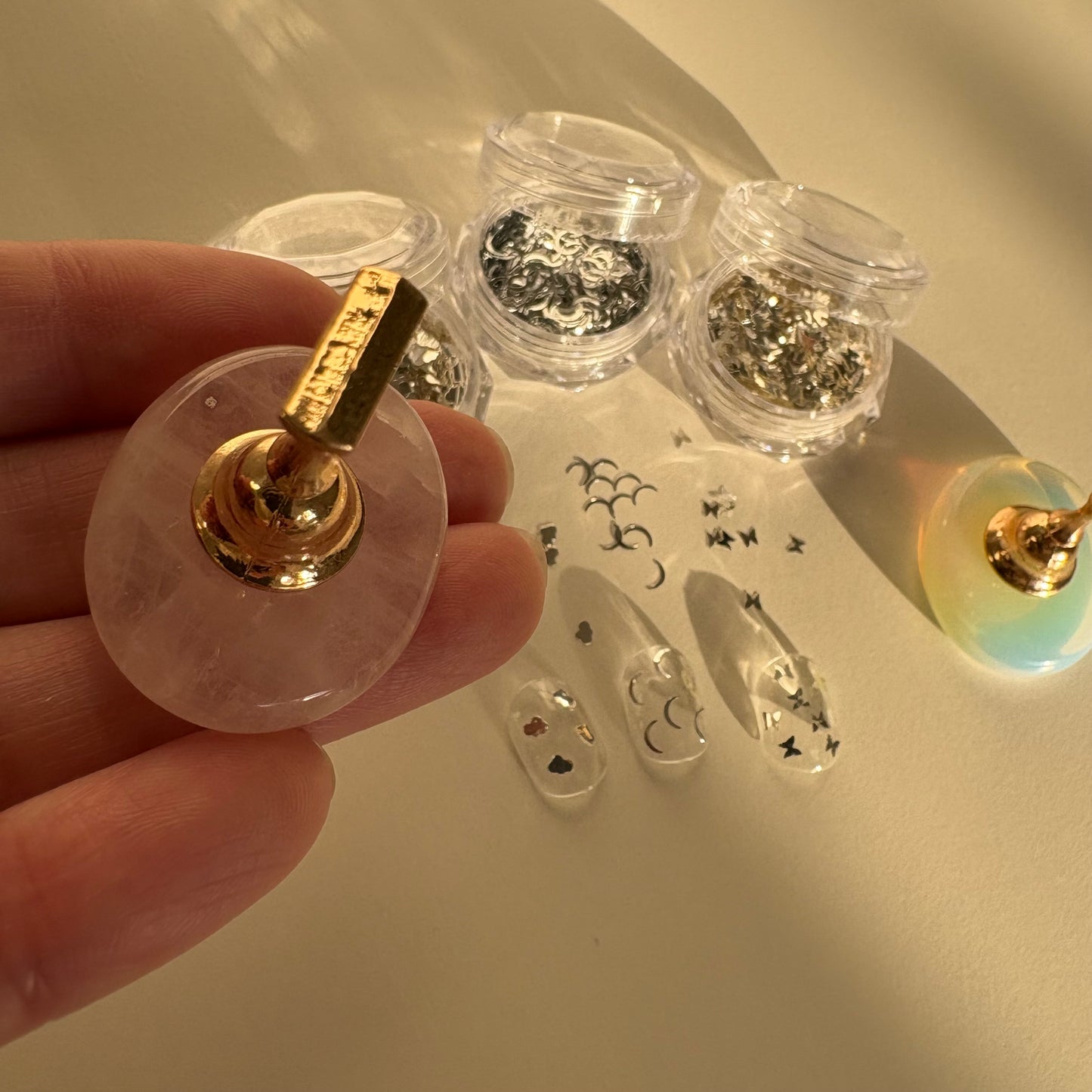 【即納品】	 [Holiday SET] motif hologram &tip stand    LVSN1332G