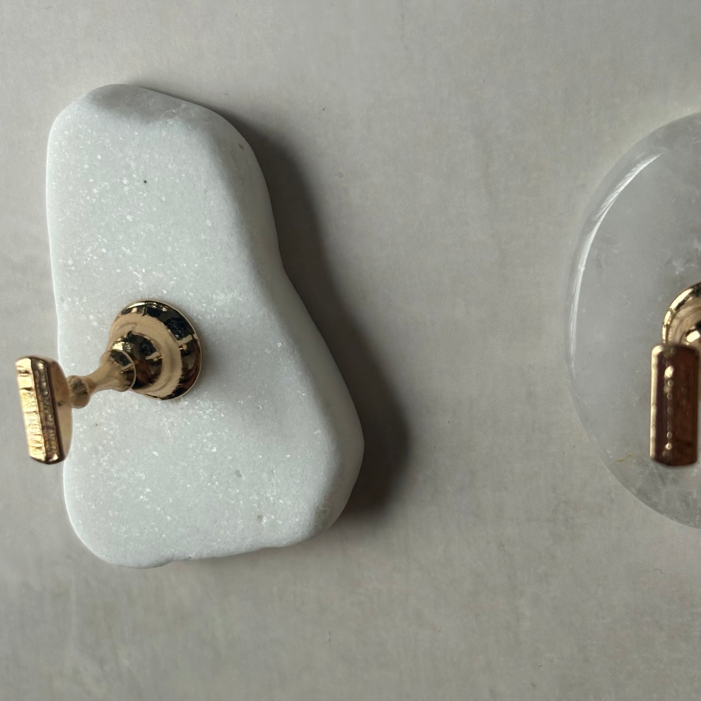 【即納品】	9 smoke stone  flat tip stand original  チップスタンド 天然石