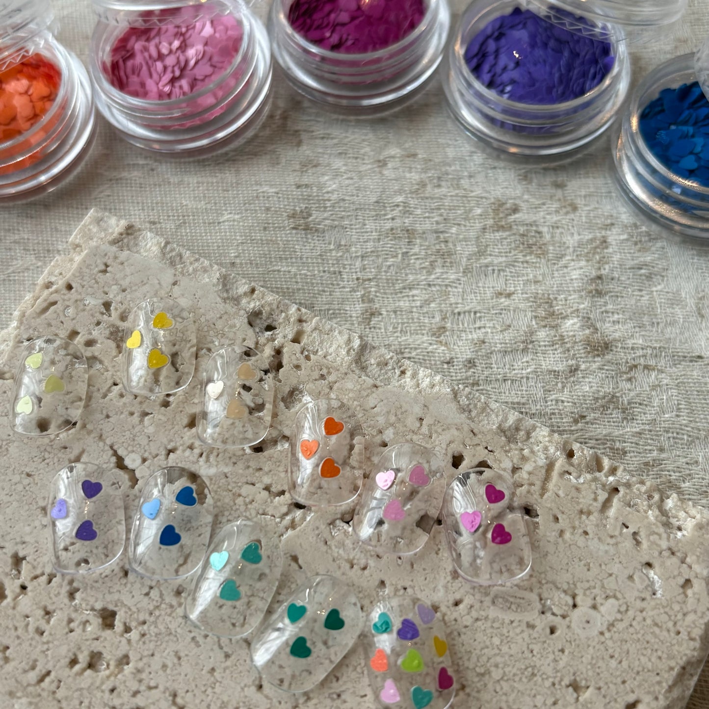 【即納品】	heart hologram 11set   LVSN1308H ホログラム