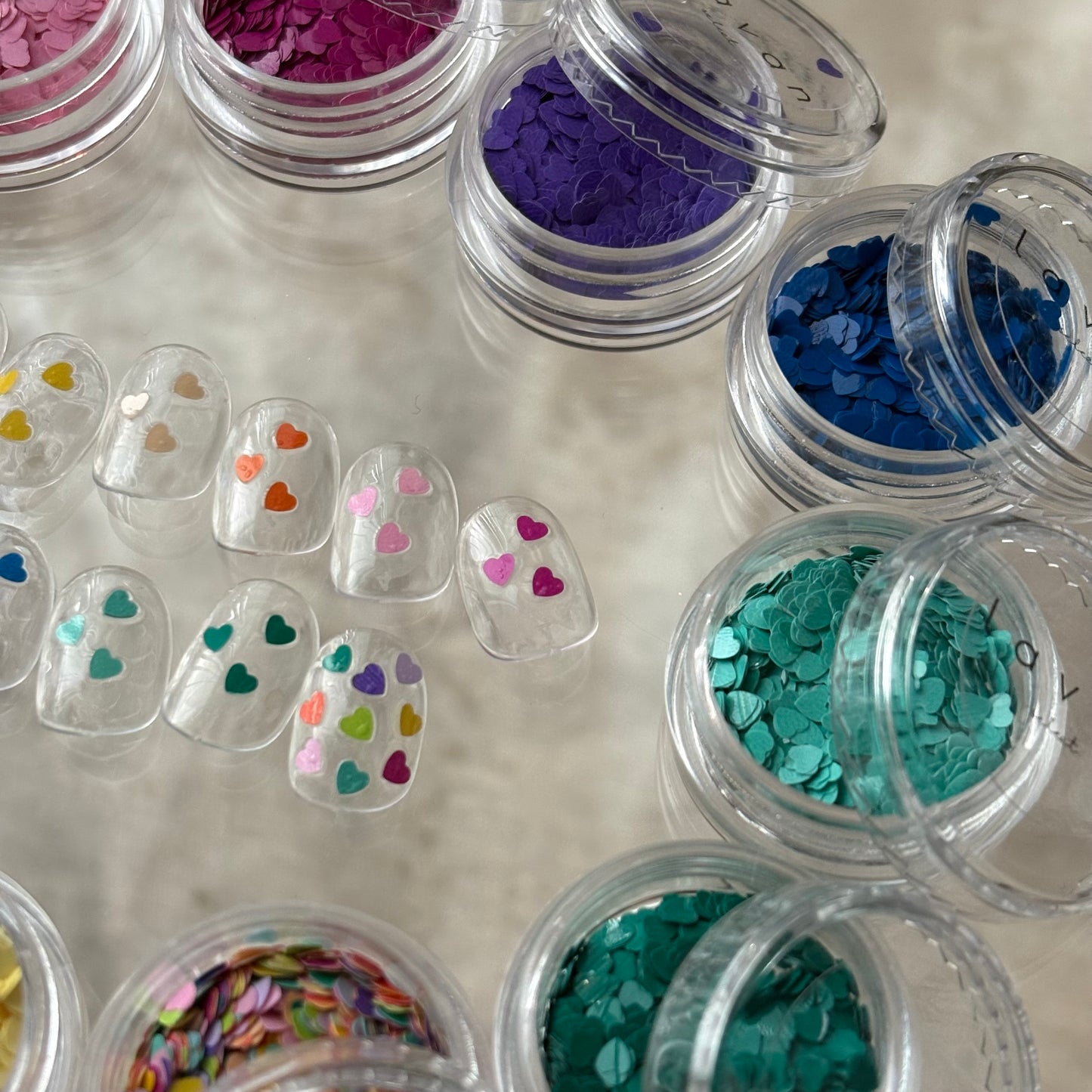 【即納品】	heart hologram 11set   LVSN1308H ホログラム