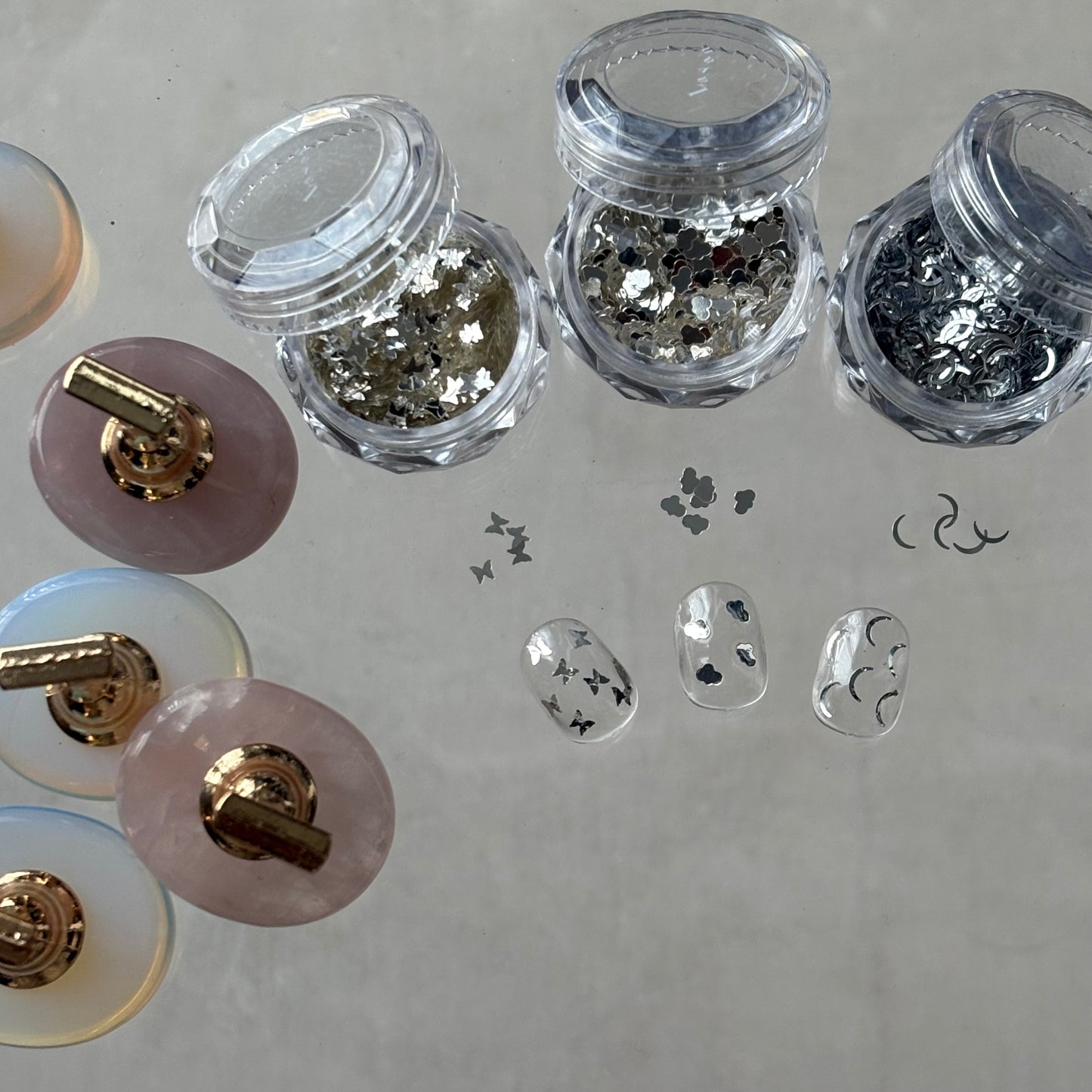 【即納品】	 [Holiday SET] motif hologram &tip stand    LVSN1332G