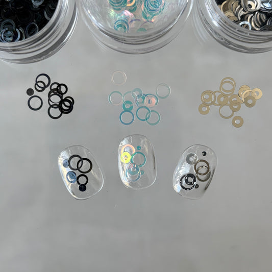 【即納品】	ring hologram 3SET LVSN1328