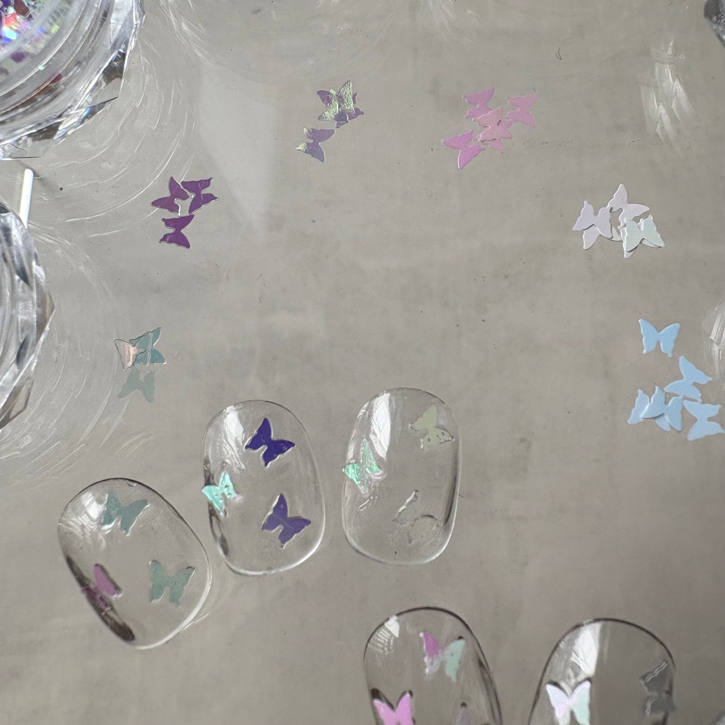 【即納品】	butterfly small 6set LVSN1309B6  バタフライホログラム