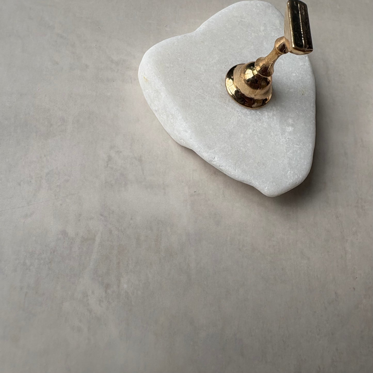 【即納品】	1 smoke stone  flat tip stand original  チップスタンド 天然石