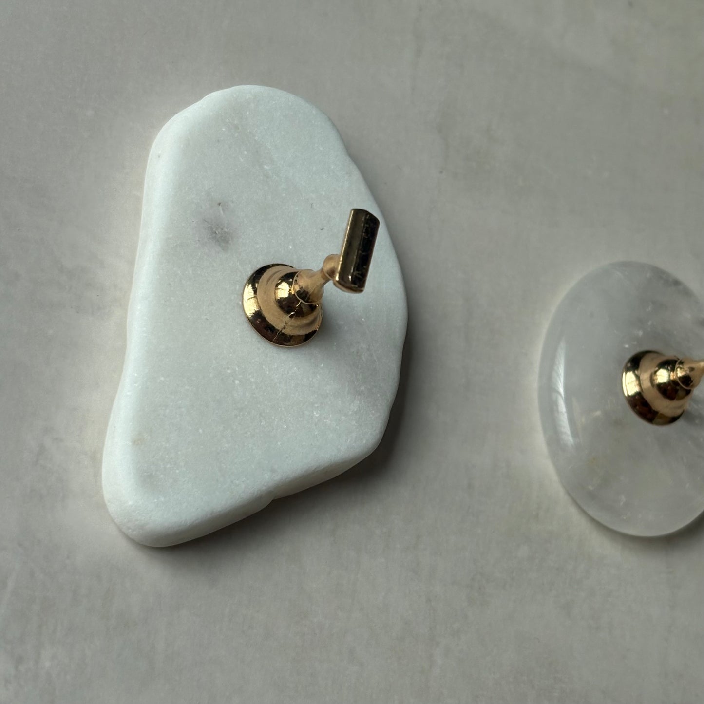 【即納品】	5 smoke stone  flat tip stand original  チップスタンド 天然石