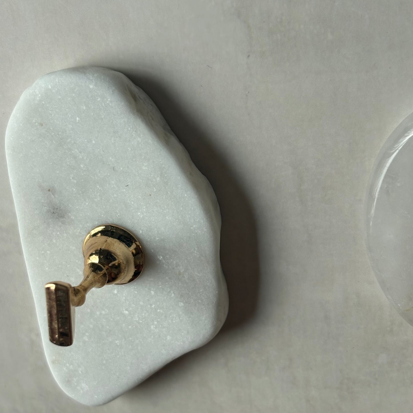 【即納品】	5 smoke stone  flat tip stand original  チップスタンド 天然石