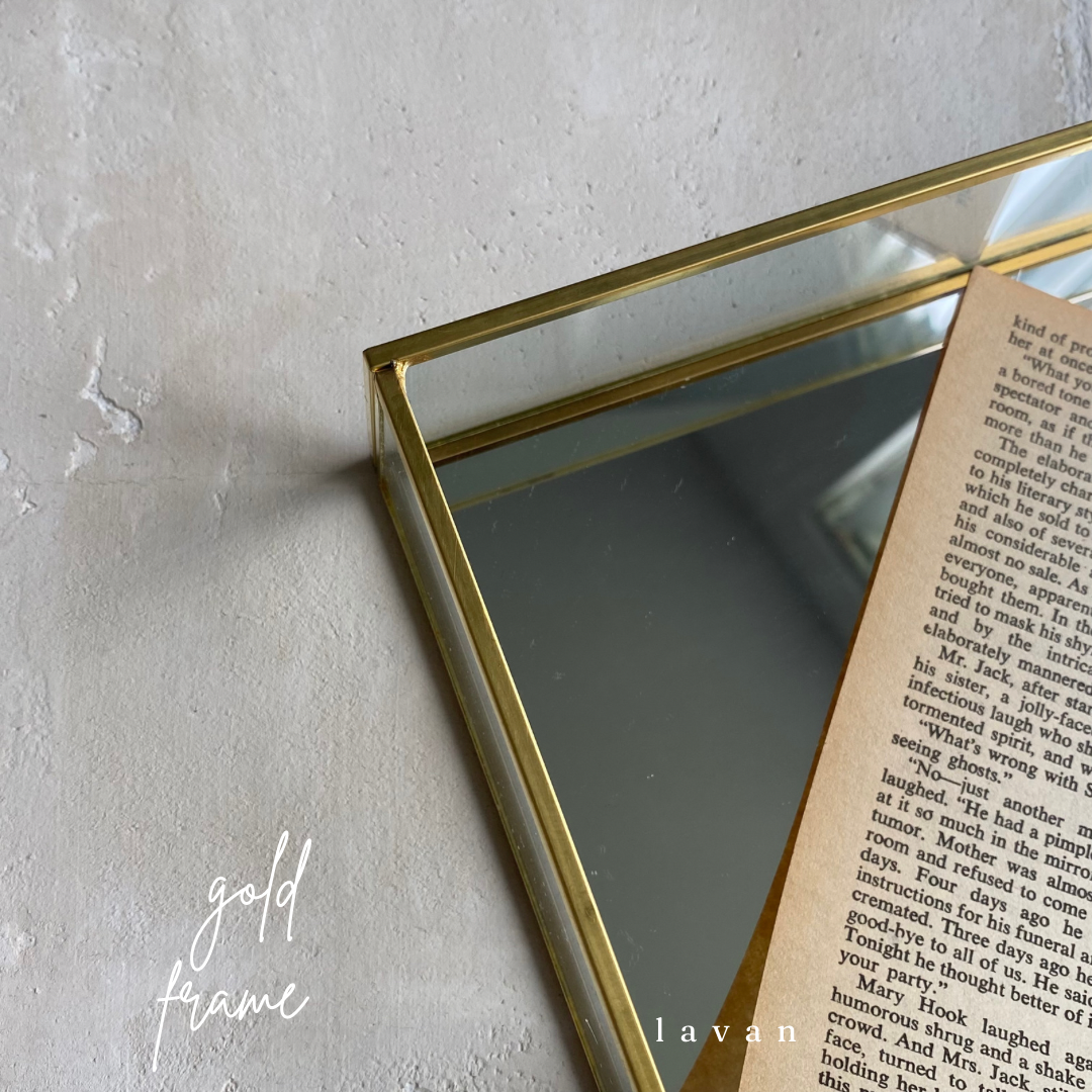 【即納品】gold frame display tray　Lsize    LVS411GL