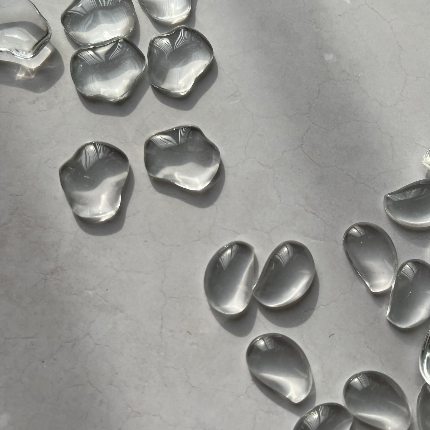 [Ready for immediate delivery] Beans glass color chart 30 pieces LVS270C30 cabochon large capacity