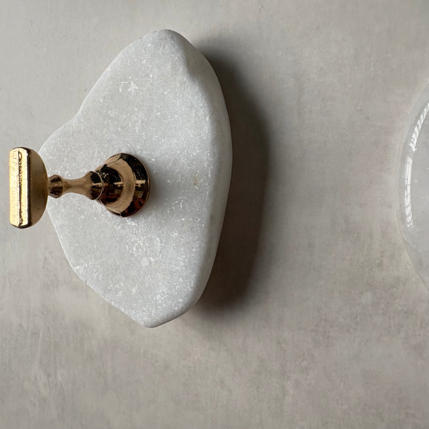 【即納品】	1 smoke stone  flat tip stand original  チップスタンド 天然石