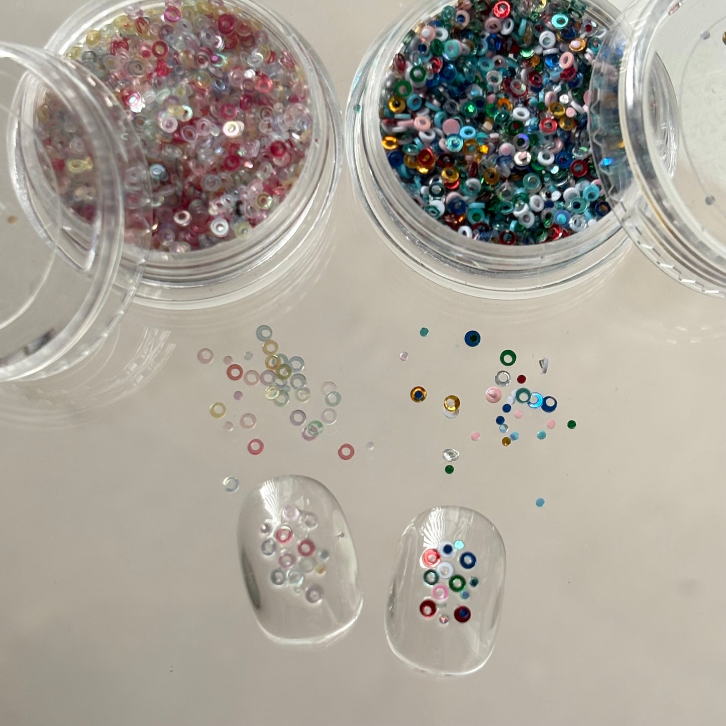 【即納品】	beads hologram 2SET LVSN1320SET2 ネイルパーツ