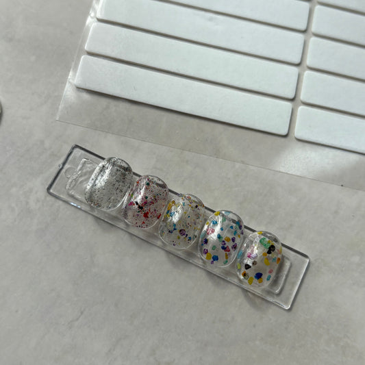 サンプルチップ プレート 50枚　マグネット無し　LVS932P50  アクリルプレート（ネイルサンプル　　ネイル素材 ディスプレイ）