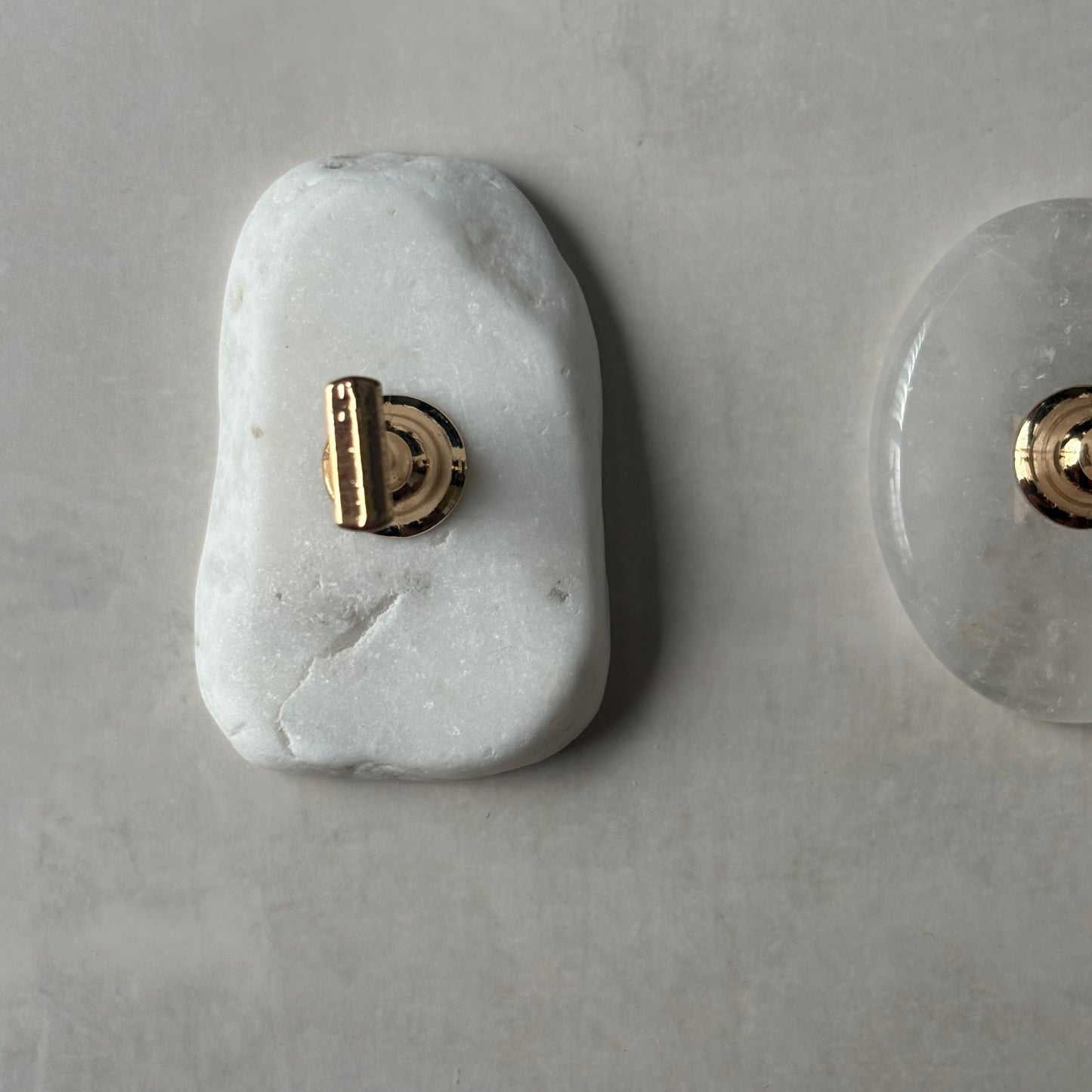 即納品】11	smoke stone  flat tip stand original  チップスタンド 天然石